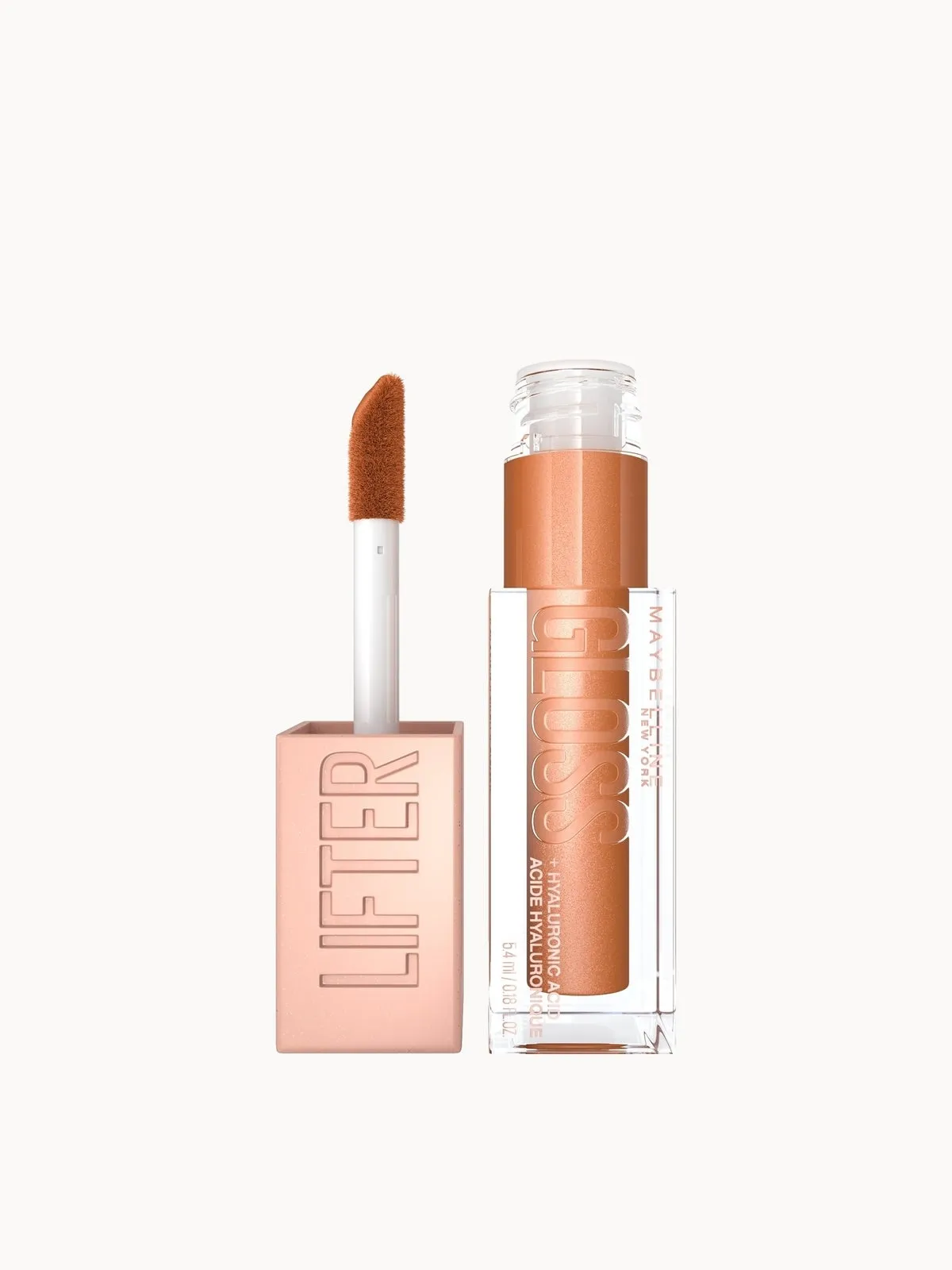 Maybelline Lifter Gloss Hydrating Lip Gloss with Hyaluronic Acid 5g (Various Shades) - Gold