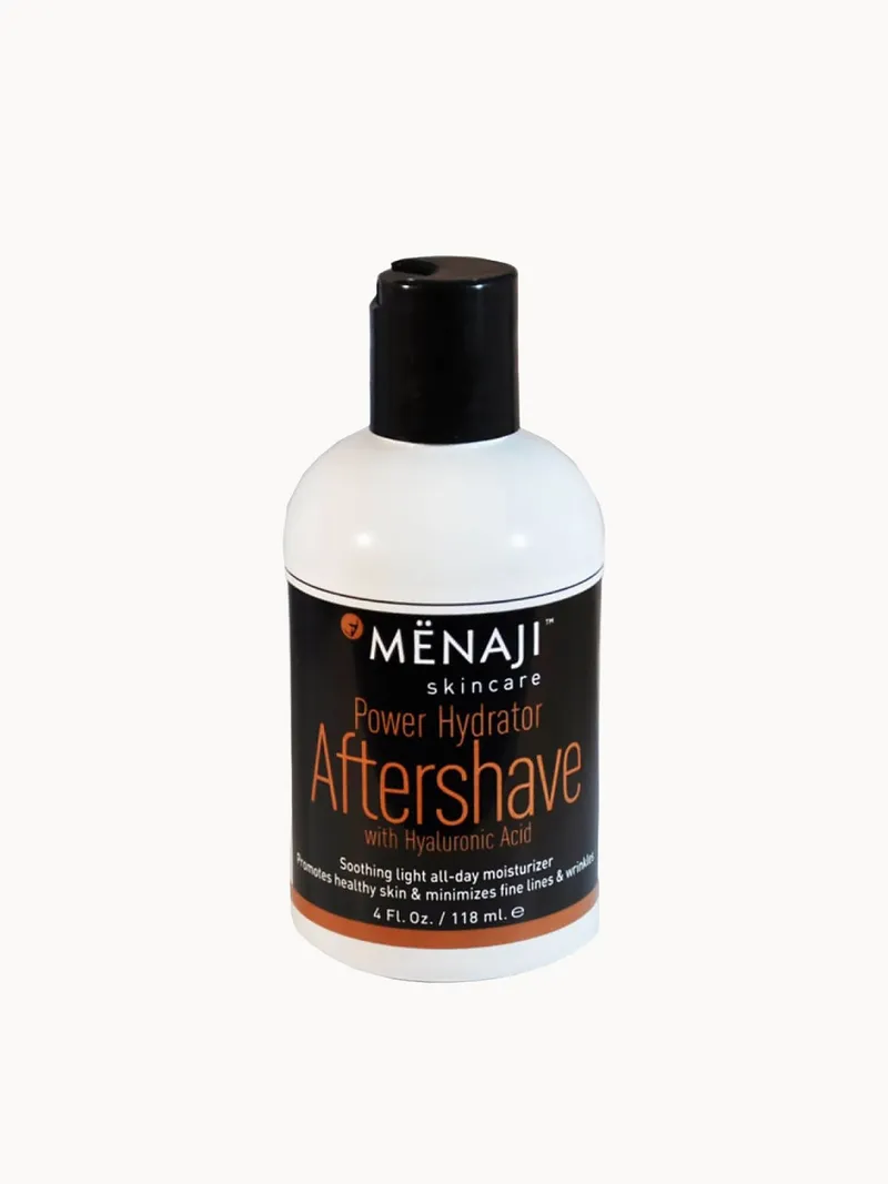 Menaji Power Hydrator Aftershave with Hyaluronic Acid (4oz./118ml)
