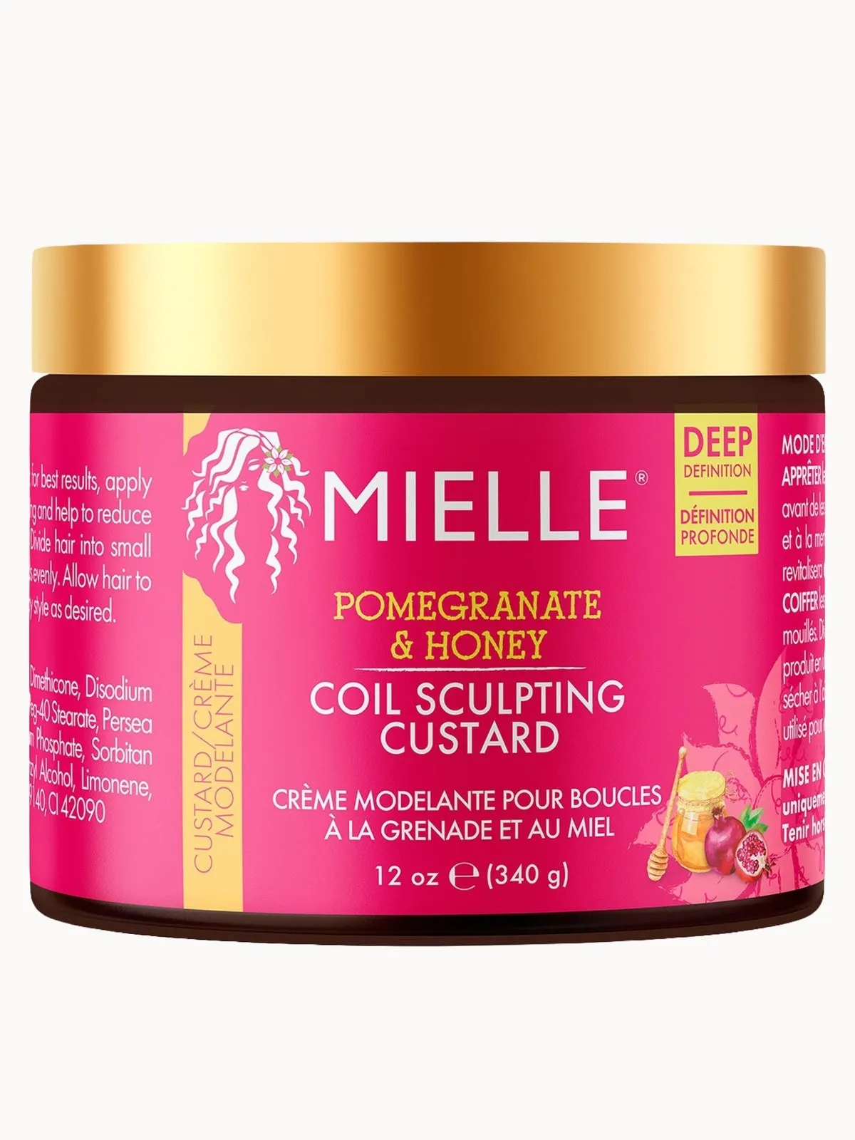 Mielle Organics Pomegranate and Honey Coil Sculpting Custard 340g