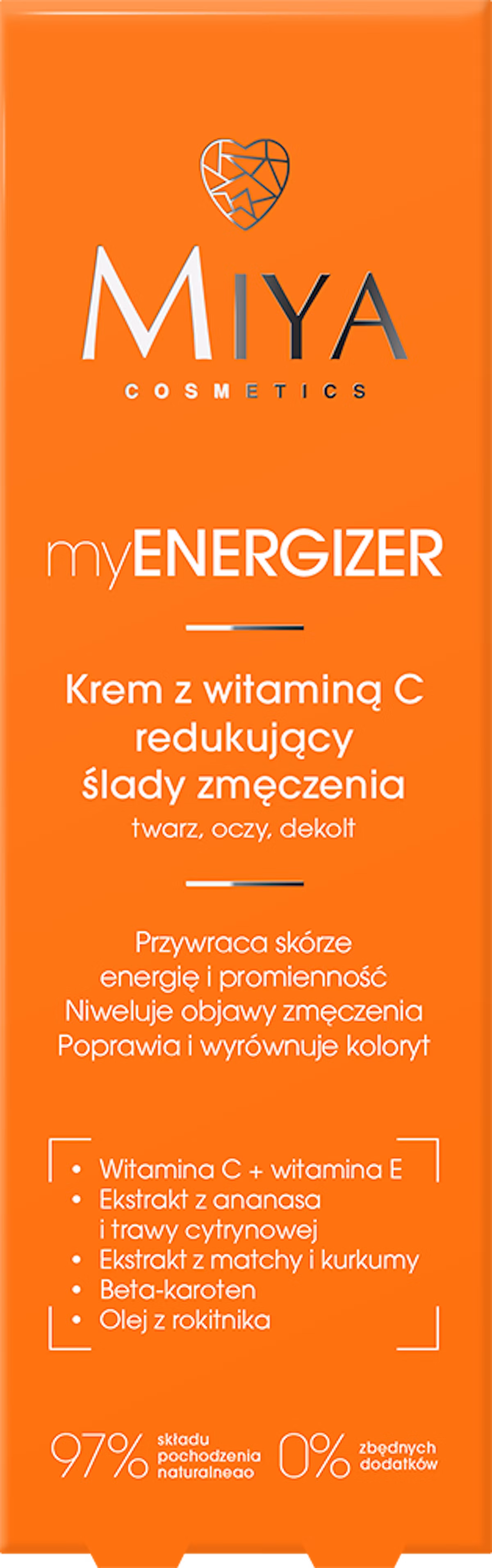 MIYA Cosmetics myENERGIZER Face Cream Vitamin C Fatigue-Reducing 40 ml