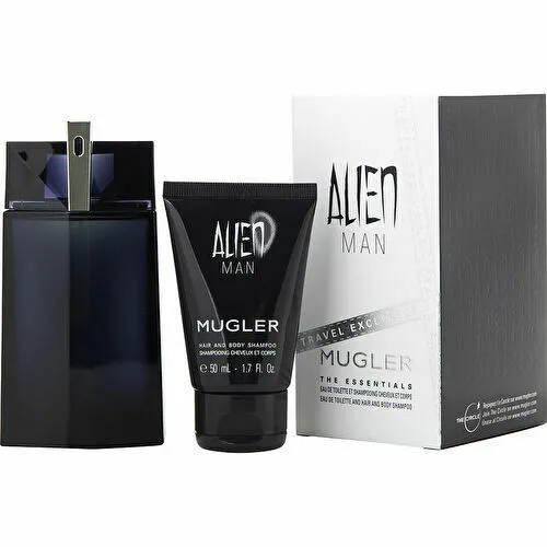 Mugler Alien Man Eau de Toilette 100ml Refillable Spray Refillable + 50ml S/ Gel