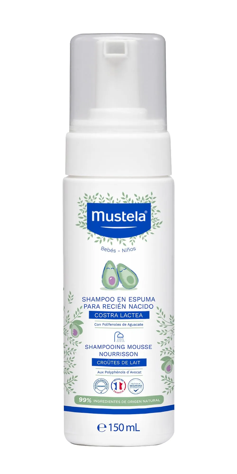 Mustela Cradle Cap Foam Shampoo - 150ml