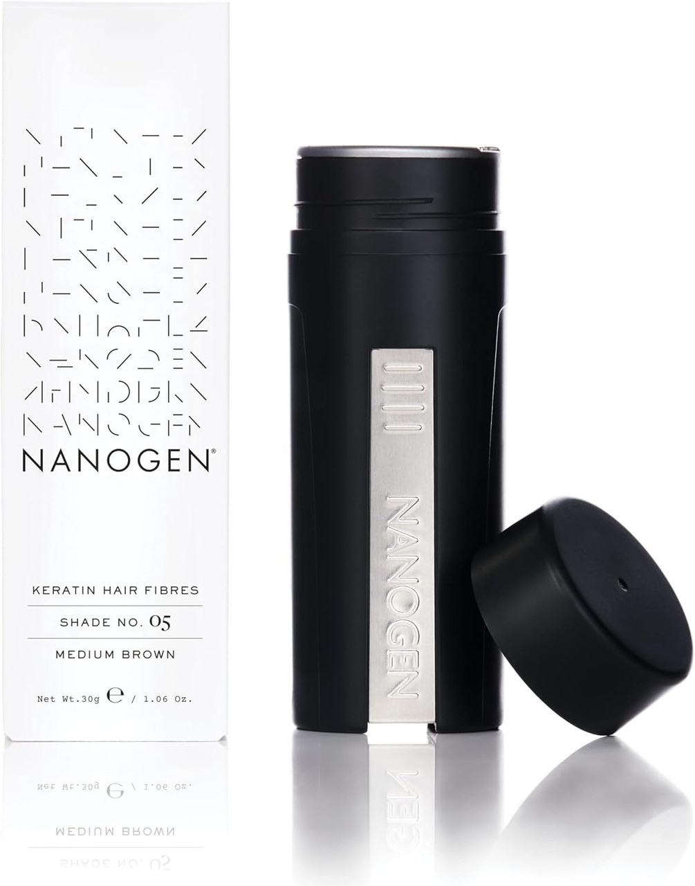 Nanogen Hair Thickening Fibres Medium Brown 30g