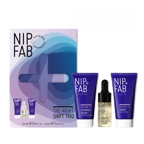 NIP + FAB NIP + FAB Night Shift Trio Gift Set Set