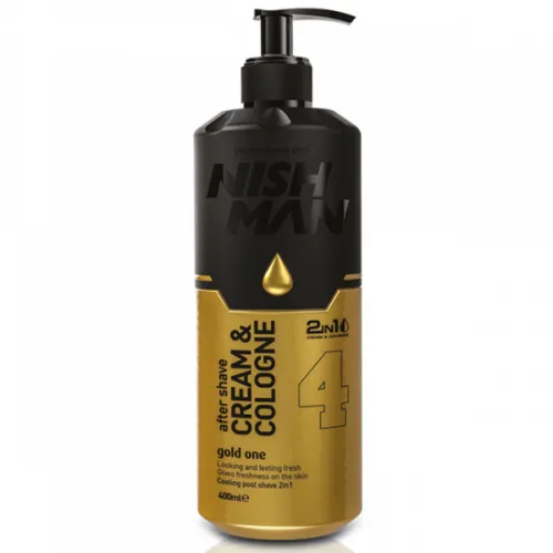 Nishman Nishman After Shave Cream & Cologne Gold One 4 400ml