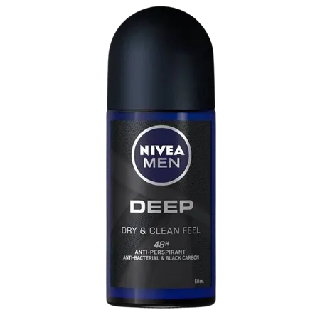 Nivea Men Deep Dry & Clean Feel Anti-Perspirant Roll-On – 50 ml