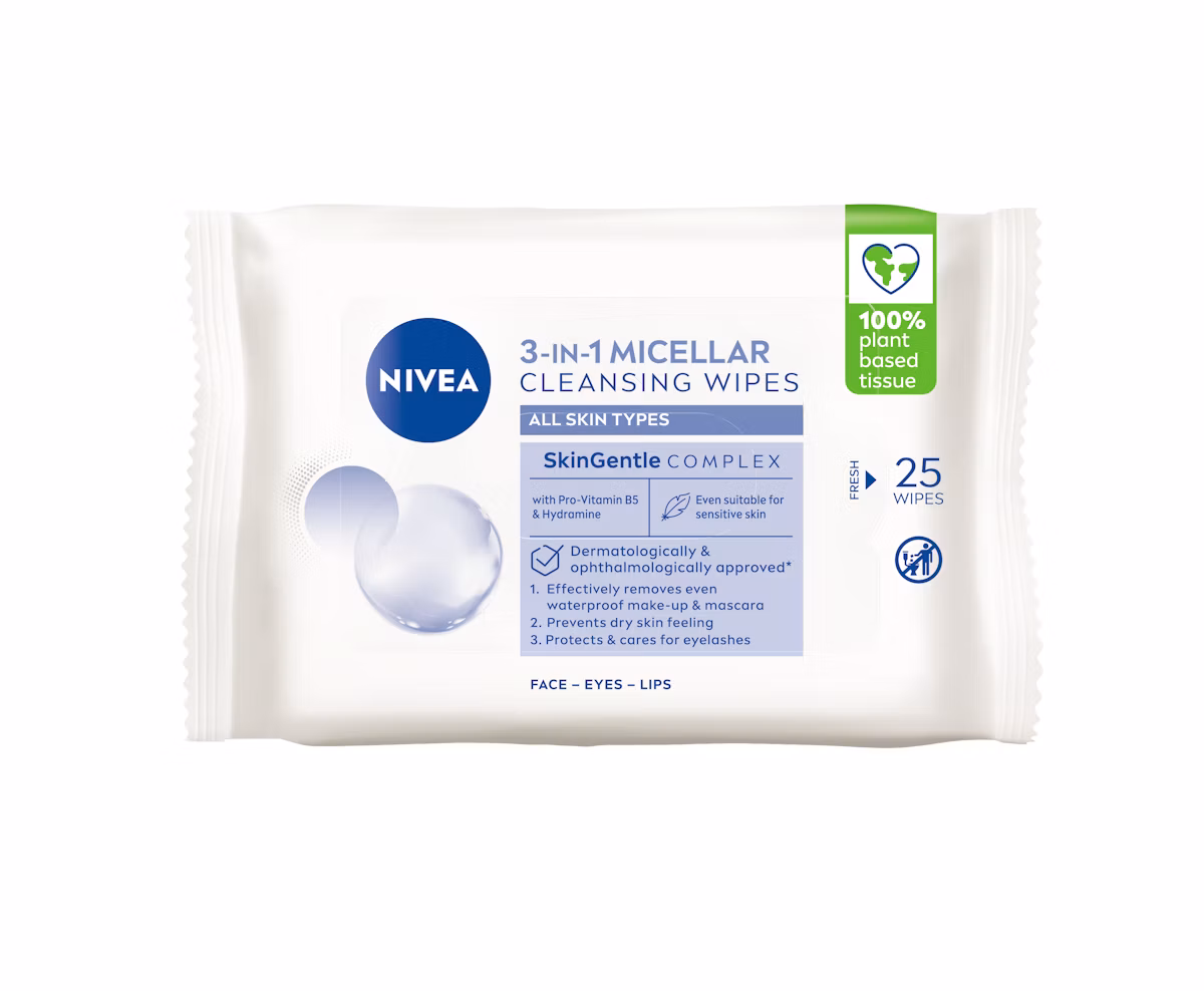 NIVEA Micellar All In One Cleansing Wipes 25 pcs