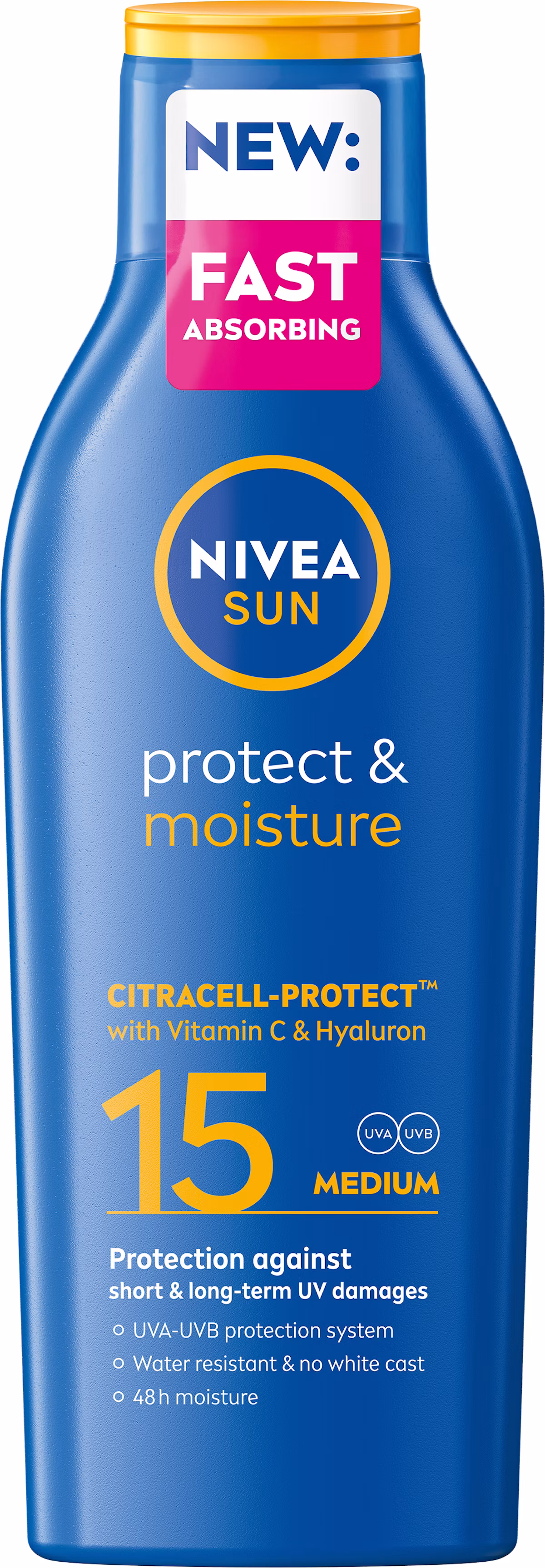 NIVEA Sun Protect & Moisture Sun Lotion SPF15 200 ml