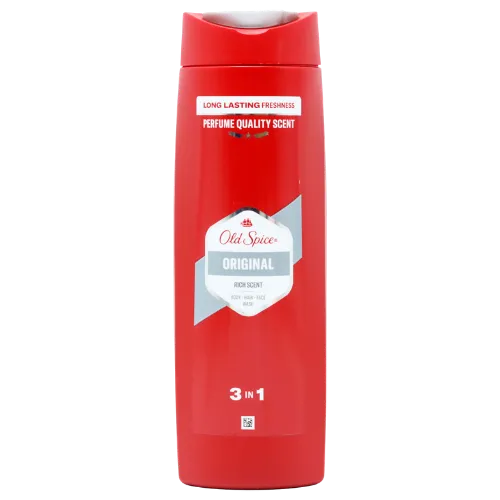 Old Spice Original Rich Scent 3-in-1 Shower Gel for Men - 400 ml