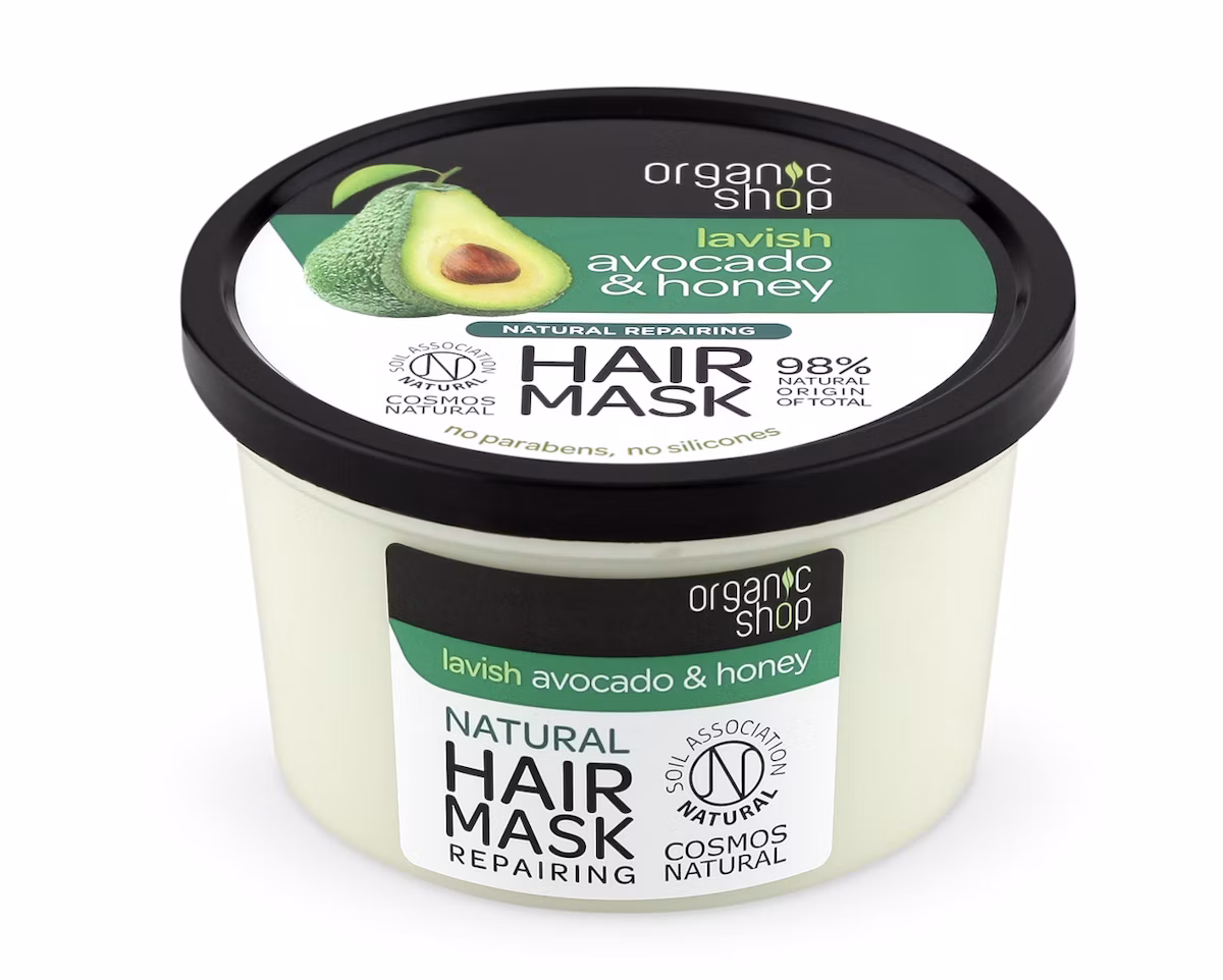 Organic Shop Lavish Avocado & Honey Natural Repairing Hair Mask 250 ml