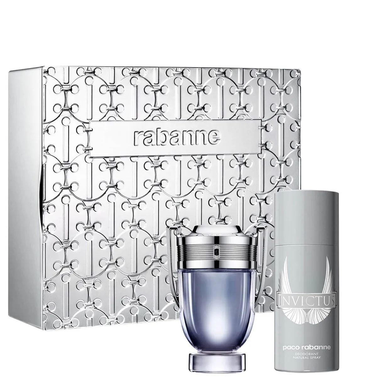 Paco Rabanne Invictus Eau de Toilette 100ml Spray & 150ml Deodorant