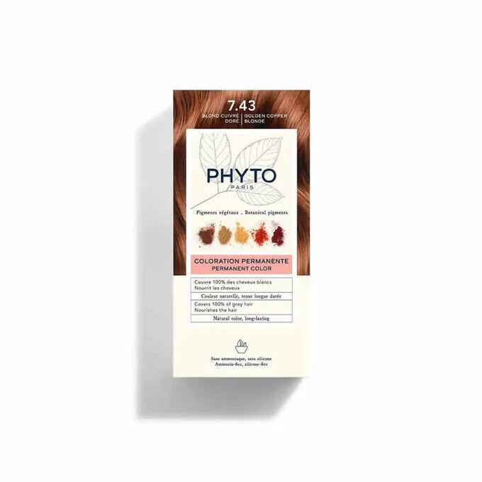 Phyto Hair Colour By Phytocolor 7.43 Golden Copper Blonde 180g