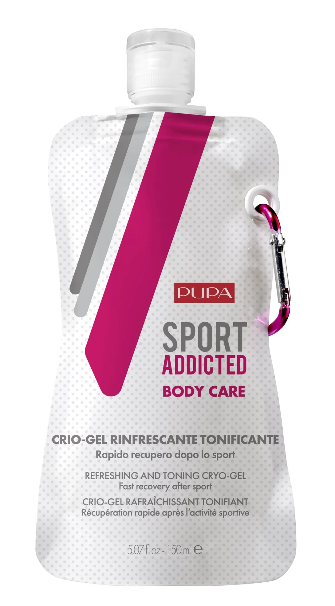 Pupa Sport Addicted Refreshing And Toning Cryo Gel 150ml