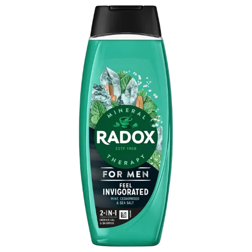 Radox Radox Therapy Feel Invigorated 2-in-1 Shower Gel for Men – 450 ml