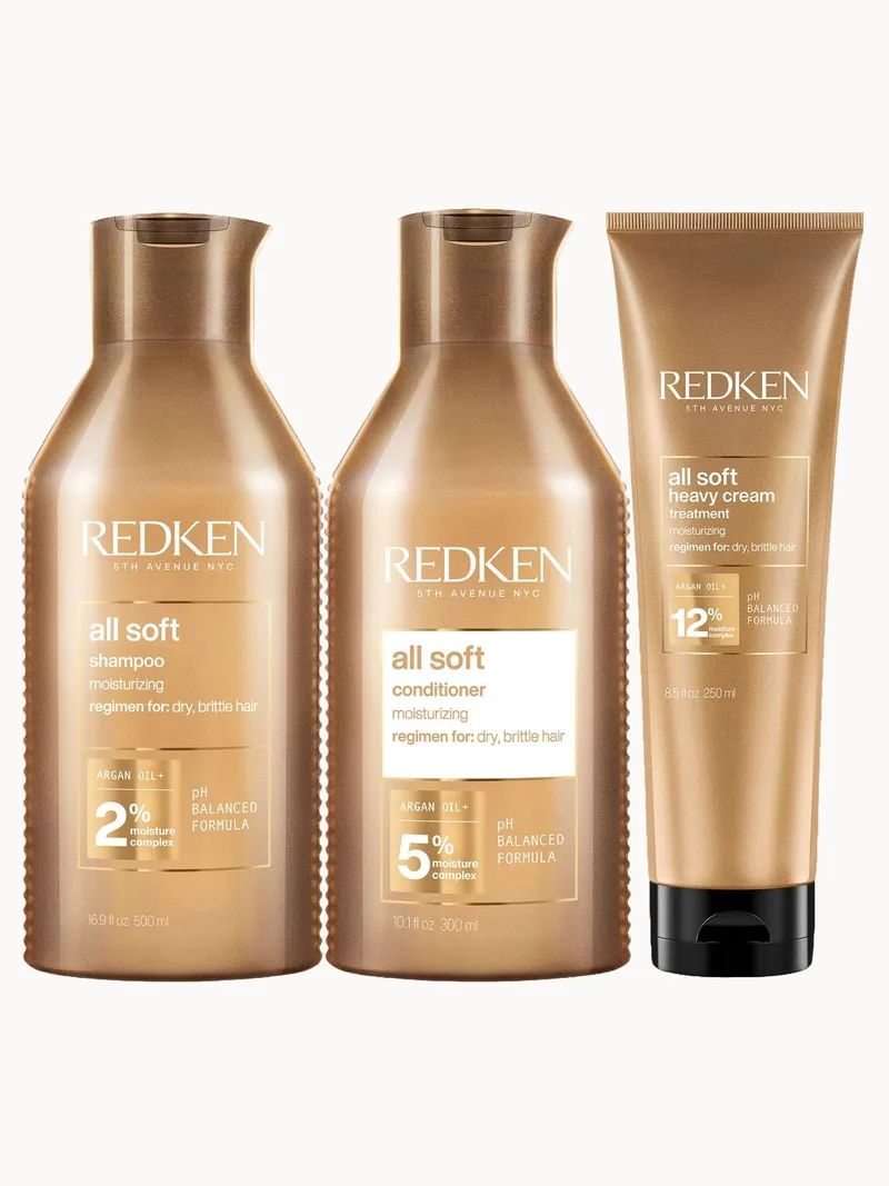 Redken All Soft Thick Hair Care Pack (3 Products)