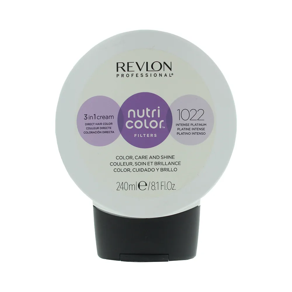 Revlon Nutri Color Filters 3 in 1 Cream 1022 Intense Platinum Hair Colour 240ml