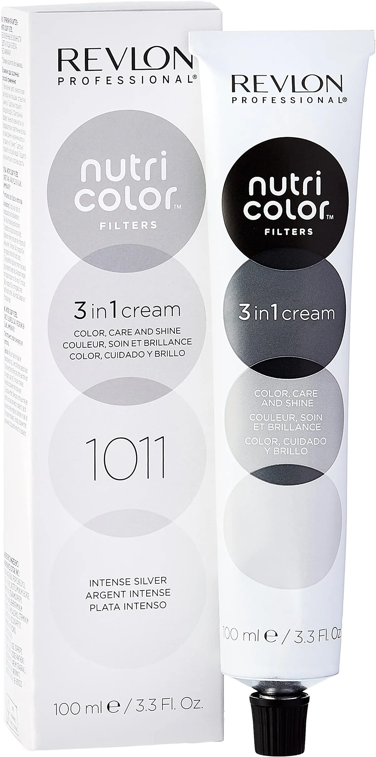 Revlon Nutri Color Filters 3 in 1 Cream Hair Colourant 100ml - 1011 Silver