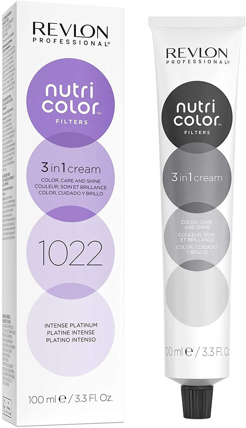 Revlon Nutri Color Filters 3 in 1 Cream Hair Colourant 100ml - 1022 Intense Platinum