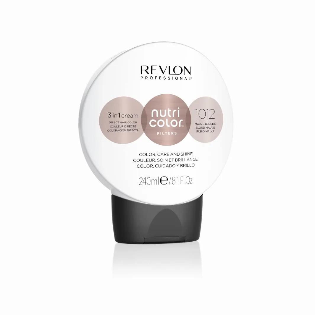 Revlon Nutri Color Filters 3 in 1 Cream Hair Colourant 240ml - 1012 Blond Mauve