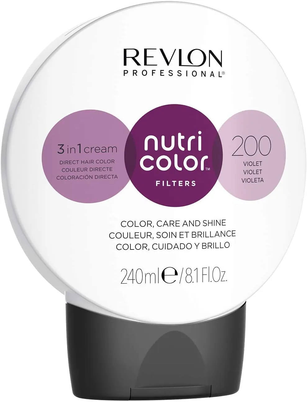 Revlon Nutri Color Filters 3 in 1 Cream Hair Colourant 240ml - 200 Violet