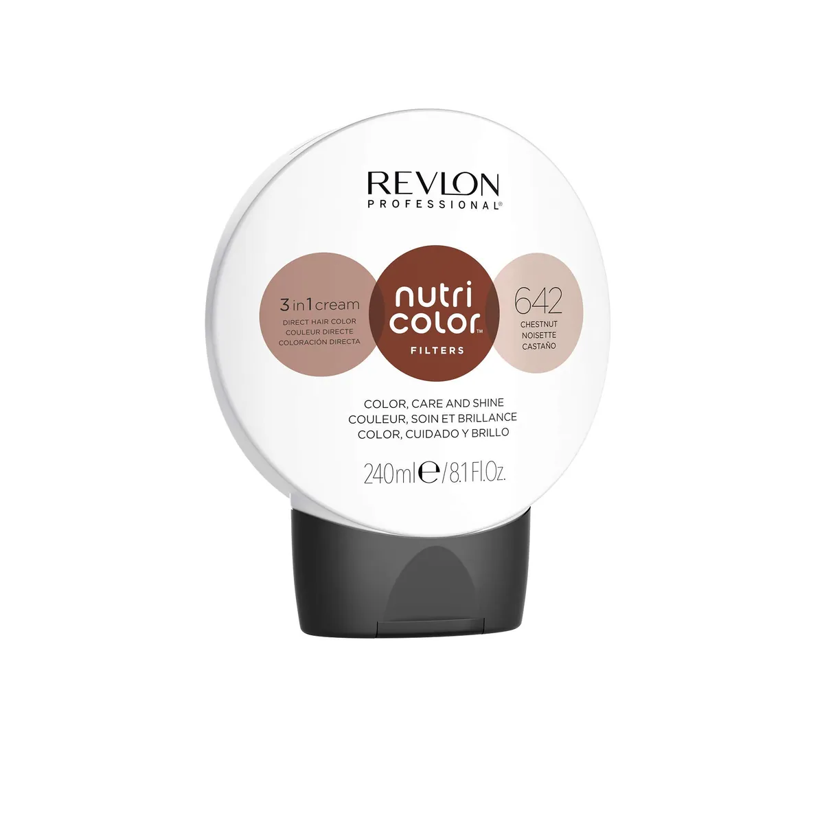 Revlon Nutri Color Filters 3 in 1 Cream Hair Colourant 240ml - 642 Chestnut