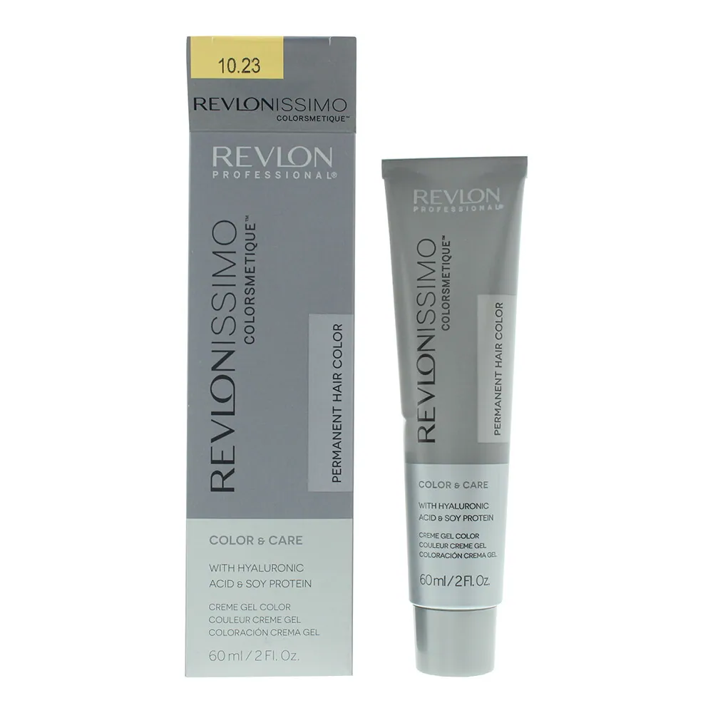 Revlonissimo Colorsmetique 10.23 Pale Pearly Beige Blonde Hair Colour 60ml