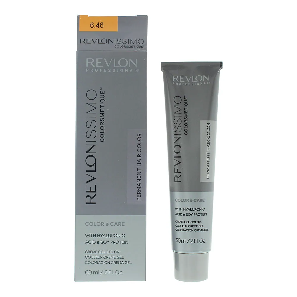 Revlonissimo Colorsmetique 6.46 Dark Red Copper Blonde Hair Colour 60ml