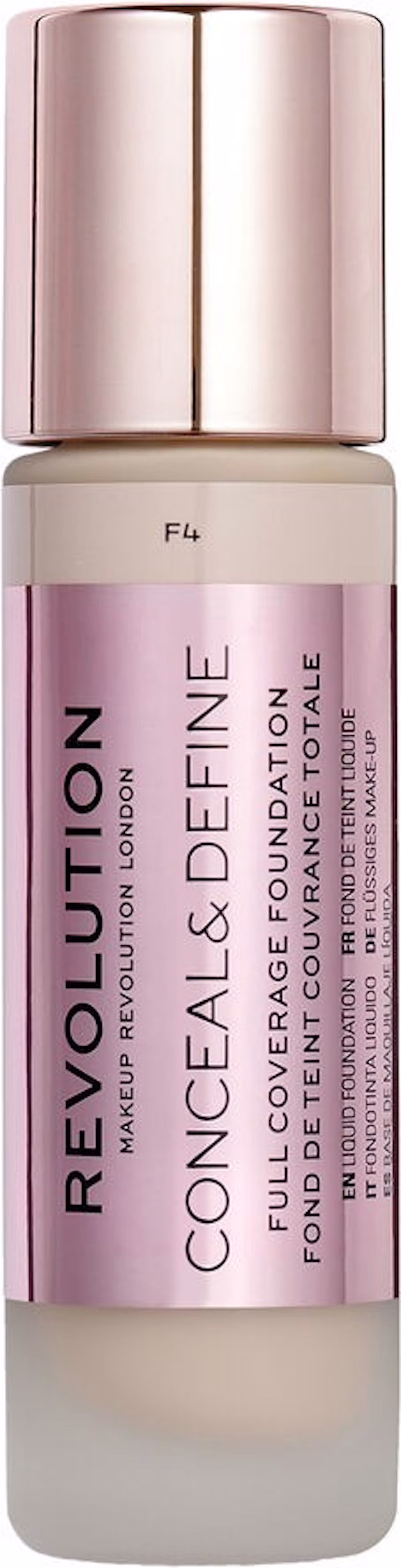 Revolution Makeup Conceal & Define Foundation F4 23 ml