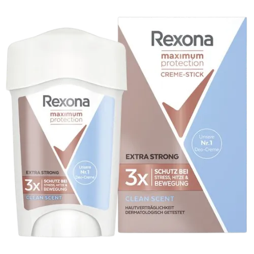 Rexona Maximum Protection Clean Scent Anti-Perspirant Deodorant Cream Stick - 45 ml