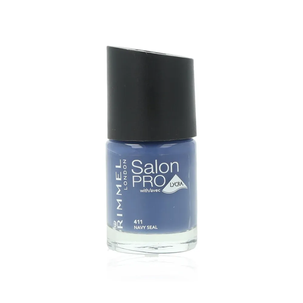 Rimmel Salon Pro - 411 - Navy Seal Nail Polish 12ml