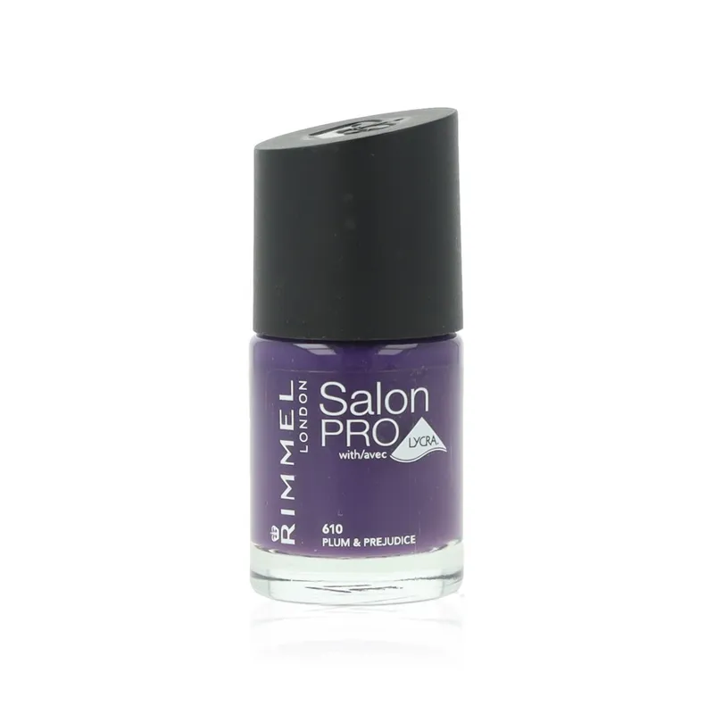 Rimmel Salon Pro - 610 - Plum & Prejudice Nail Polish 12ml