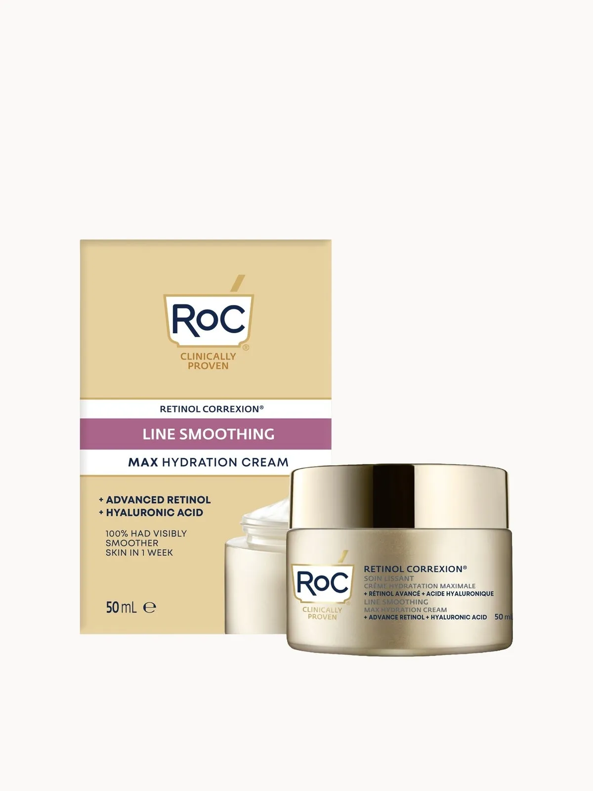 RoC Retinol Correxion Line Smoothing Max Hydration 50ml
