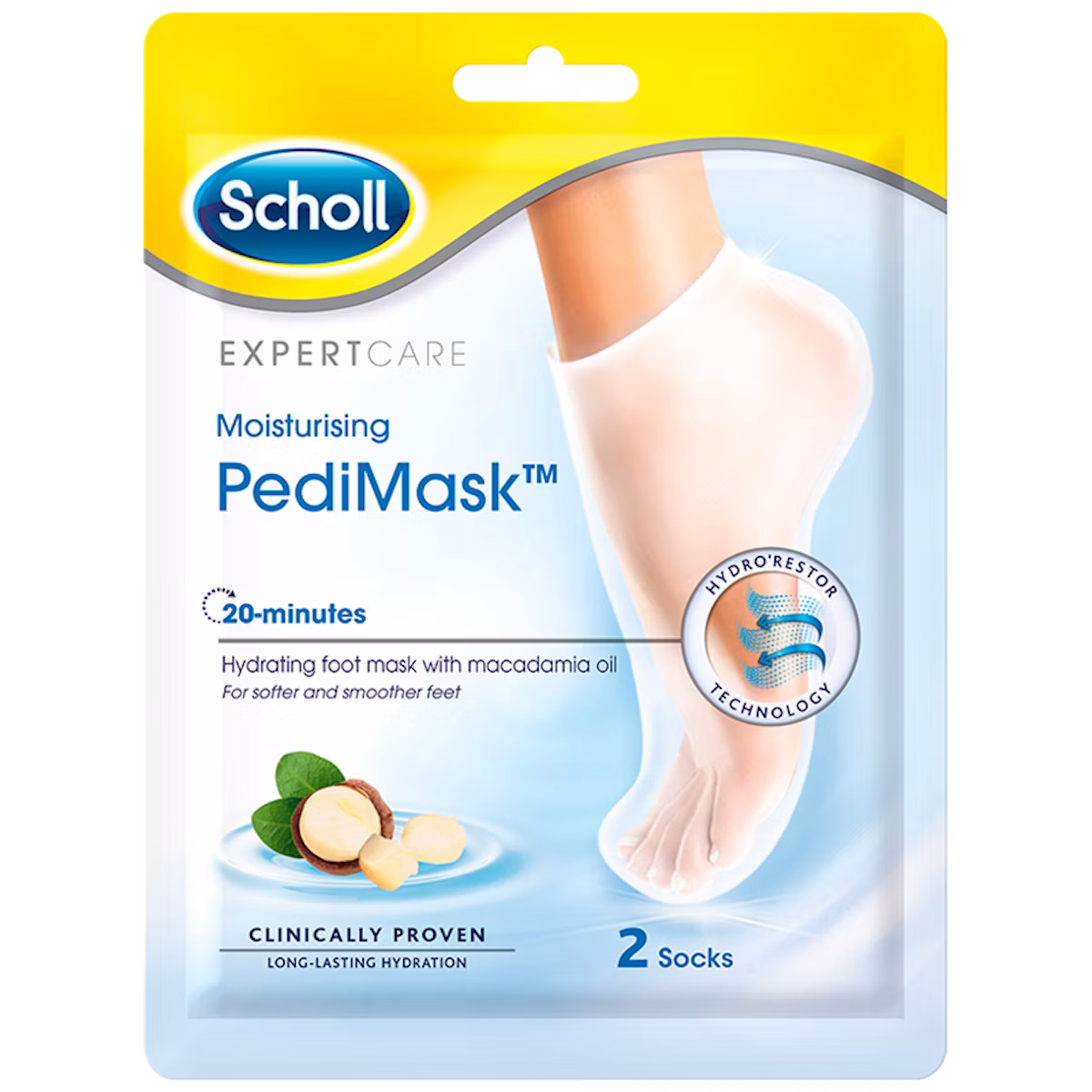 Scholl Moisturising Pedimask 1 pair