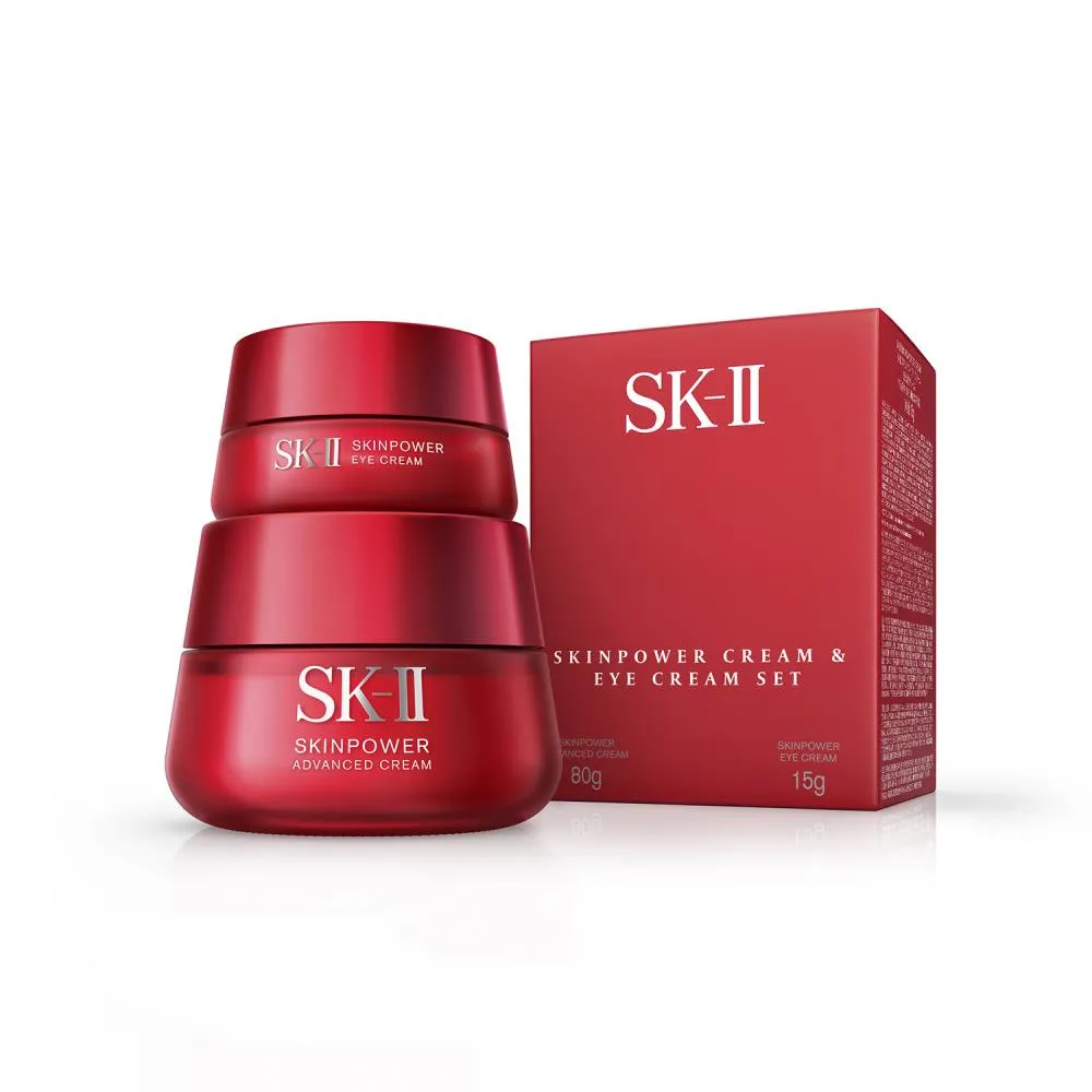 Sk-II - Skinpower Cream & Eye Cream Set (80g+15g)