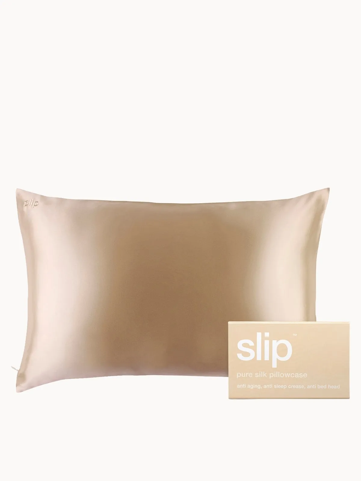Slip Silk Pillowcase - Queen - Caramel