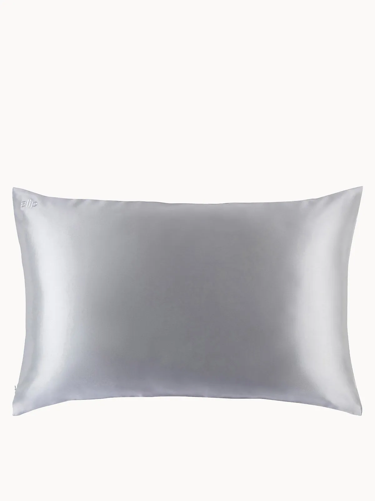 Slip Silk Pillowcase - Queen - Silver