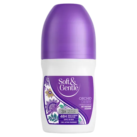 Soft & Gentle Orchid Desire Antiperspirant Deodorant Roll On - 50 ml