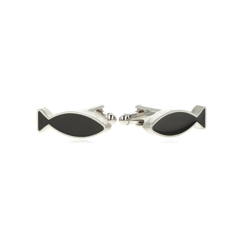 STY For Men Design Cufflinks Fish