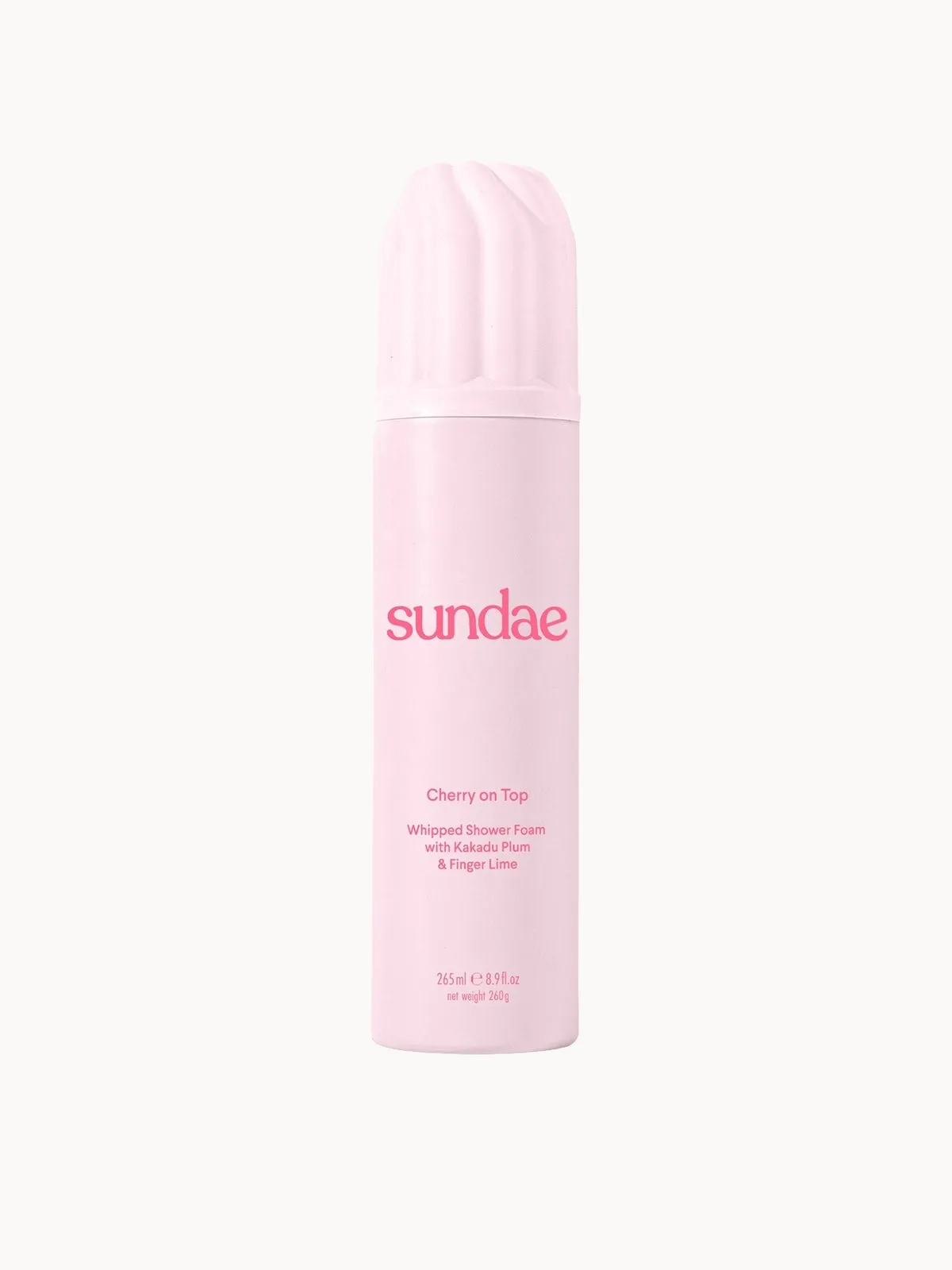 Sundae Body Cherry on Top Whipped Shower Foam with Kakadu Plum and Finger Lime 265ml