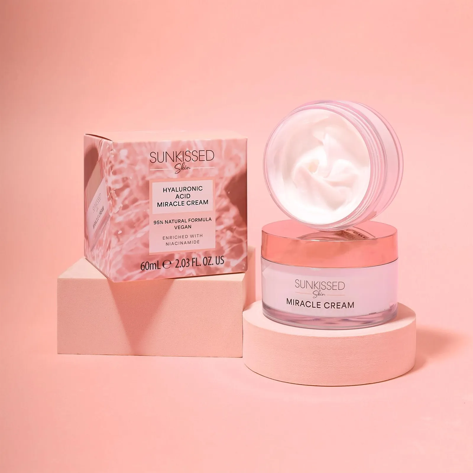Sunkissed Skin Miracle 95% Natural Formular Vegan Cream 60ml