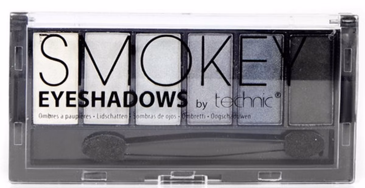 Technic 6 Shade Eyeshadow Palette Smokey 7.5 g