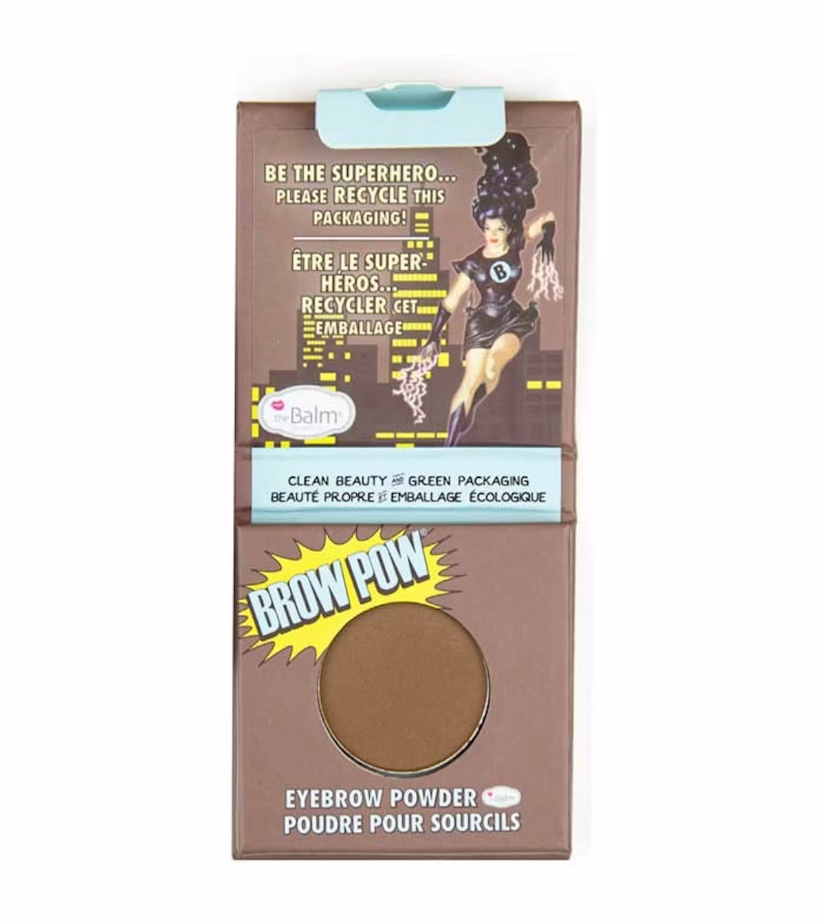 The Balm Green Beauty Brow Pow Eyebrow Powder Light Brown 0,85 g