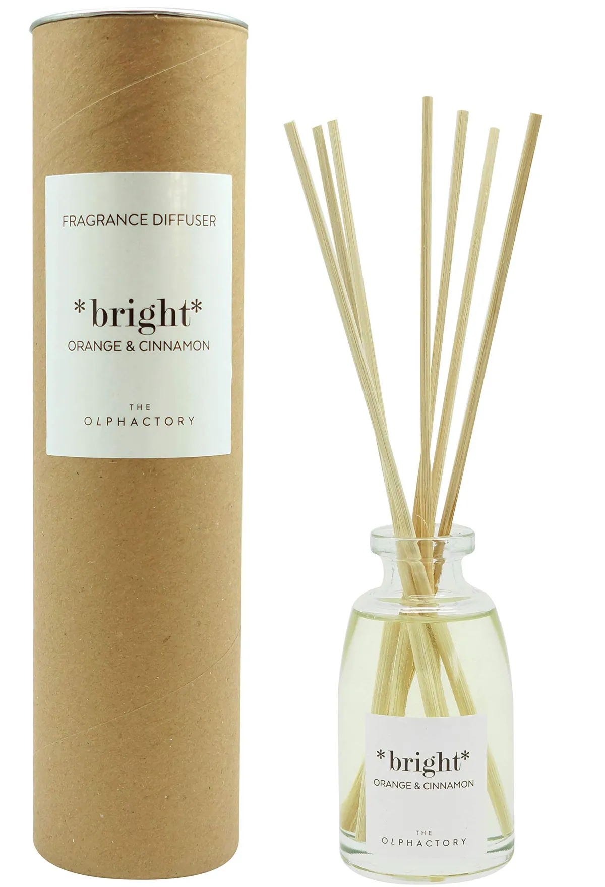 The Olphactory Bright Orange Cinnamon Reed Diffuser 100ml