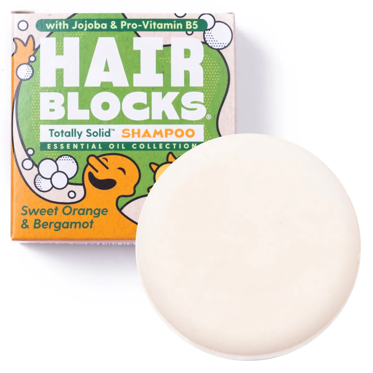 Solid Shampoo: Sweet Orange & Bergamot