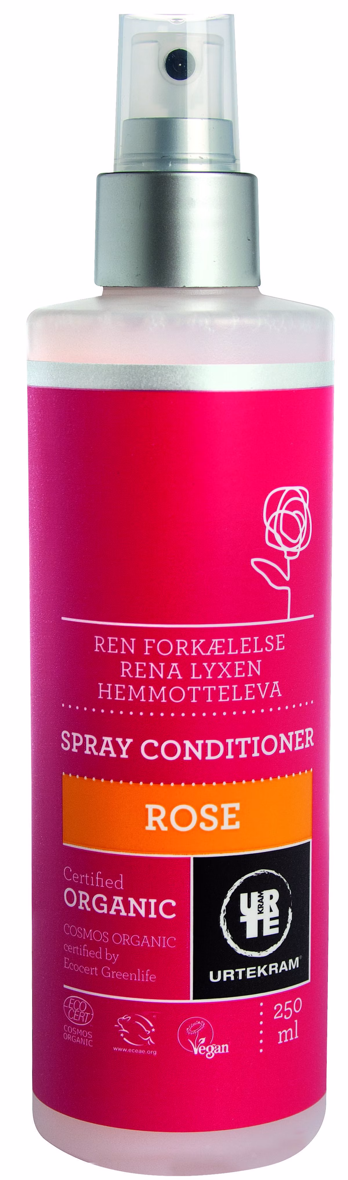 Urtekram Rose Conditioner Spray 250 ml