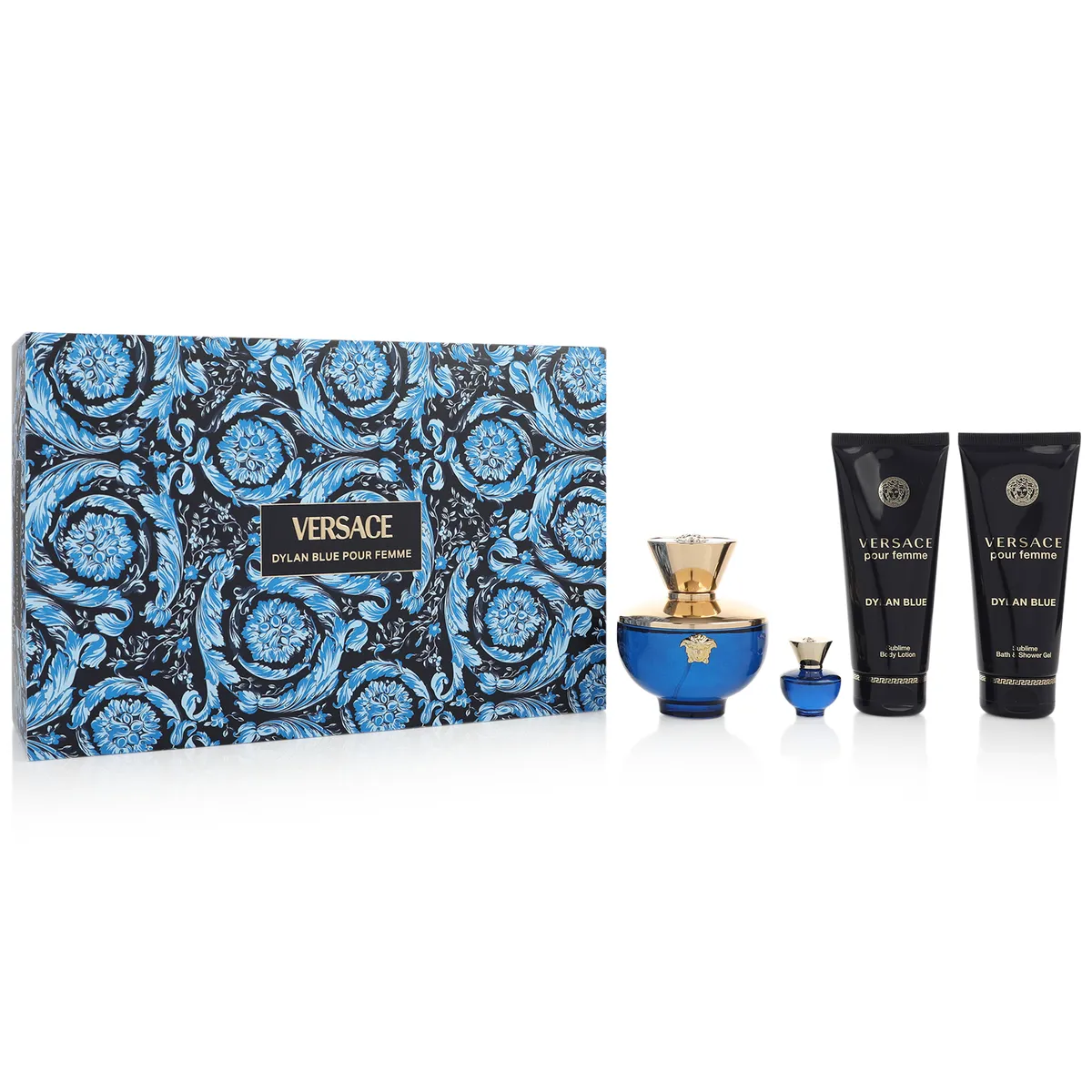 Versace Dylan Blue Pour Femme Eau de Parfum 100ml Spray Gift Set