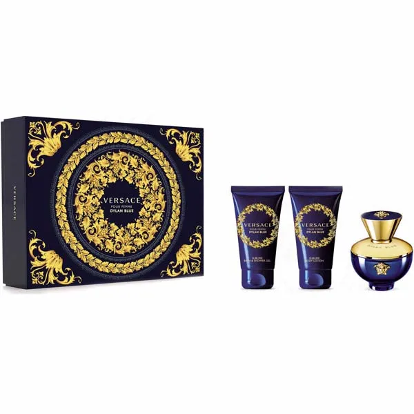 Versace Dylan Blue Pour Femme Eau de Parfum 50ml Spray Gift Set