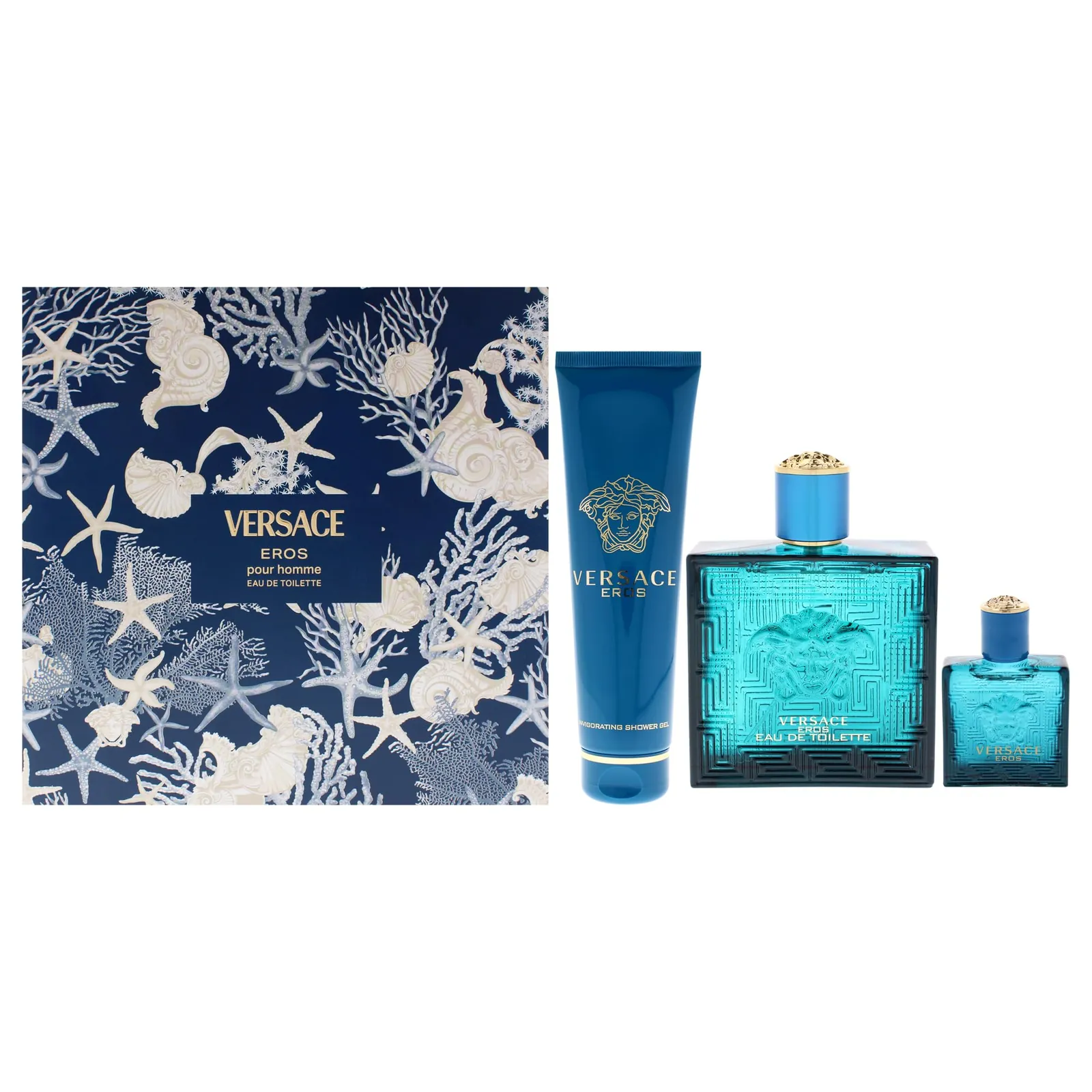 Versace Eros Energy Gift Set 100ml EDT + 150ml Bath & Shower Gel + 5ml EDT