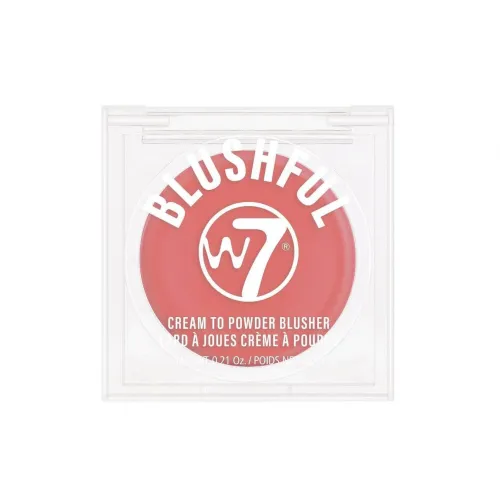 W7 Cosmetics W7 Cosmetics Blushful Cream To Powder Blusher 6g Mellow
