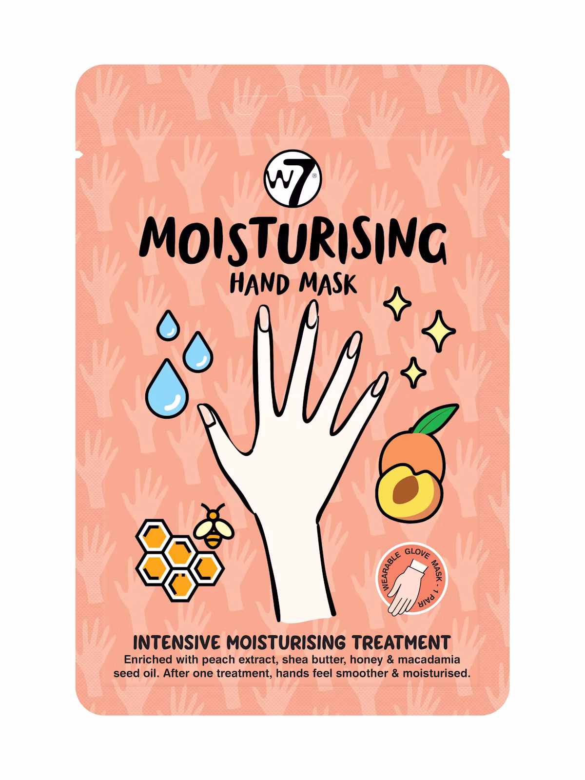 W7 Moisturizing Hand Mask 1 pair